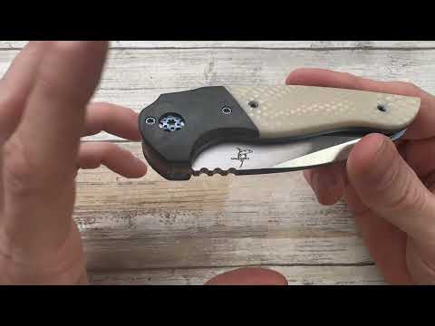 Greg Lightfoot Ground Fighter Custom Pocketknife. Fablades Full Review