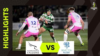 Instant Highlights - Newcastle Falcons v Benetton Rugby Round 3  |  EPCR Challenge Cup 2023/24