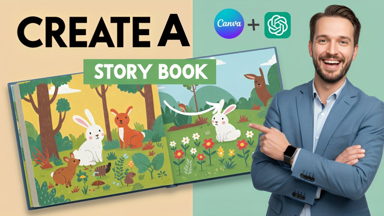 How to Create Story Books for Kids FAST with ChatGPT and Canva 2026 ...