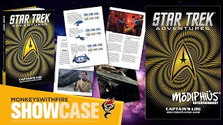 SHOWCASE || STAR TREK: CAPTAINS LOG || MODIPHIUS ENTERTAINMENT || UNBOXING