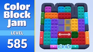 Color Block Jam Level 585 | Every Puzzle Solved! 🎯