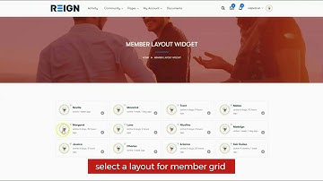 Reign BuddyPress Members Page with Elementor - Community Theme for WordPress