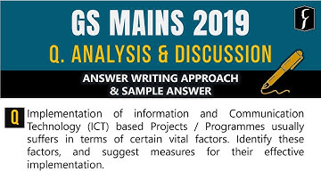 GS Paper II Mains 2019 Question Analysis