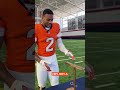 Who needs grip strength 🤣 #denver #broncos #nfl #mediaday #challenge