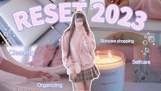 Reset my life for the new year 2023 | cleaning, organizing, decluttering, selfcare, shopping