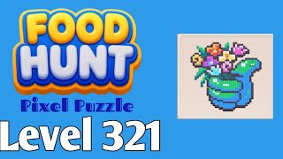 Food Hunt: Pixel Puzzle level 321 walkthrough solution 