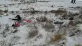 Me And Alex Falling Down Big Ditch Lol - SNOW DAYS !