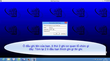 Hướng dẫn download và cài đặt phần mềm mathtype 4.0 (Phần mềm soạn thảo công thức toán học)