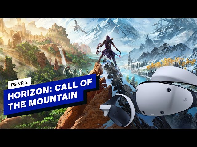 PlayStation VR 2 com Horizon: Call of the Mountain 