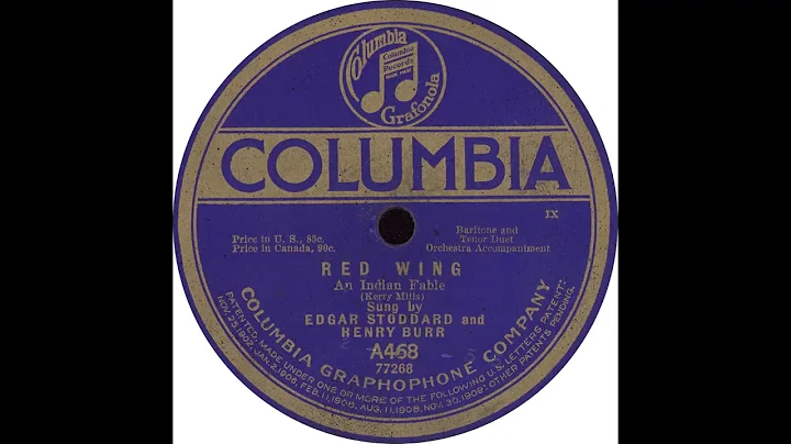 Columbia A468  Red Wing An Indian Fable  Edgar Sto...