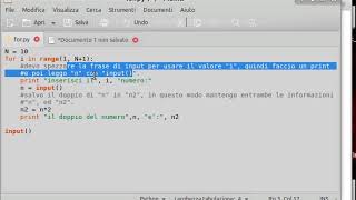 Video corso Python - quinta lezione, il ciclo FOR