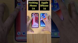 Apple iphone 14 vs Nothing Phone 2A Speed Test Comparison | #shorts