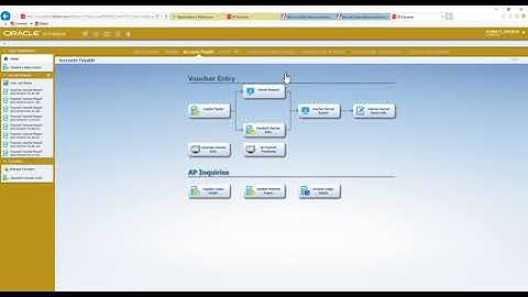 JDE Voucher Entry