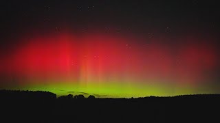 Northern Lights in Germany - as Timelapse and in Real Time 4K