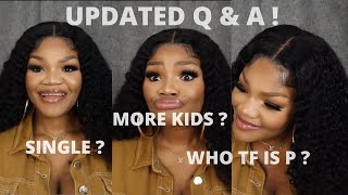 UPDATED Q & A  ; AM I SINGLE ? ,  ANOTHER BABY ? WHO IS P ? // XOLIGCABASHEVLOGS