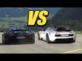 KOENIGSEGG REGERA vs BUGATI VEYRON L'OR BLANC - DRAG RACE!