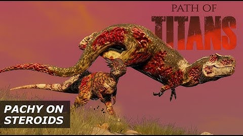 The Bonk Killer... Path of Titans Pachycephalosaurus Combat