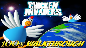 Chicken Invaders 1 - ALL WAVES / LEVELS [100% walkthrough]