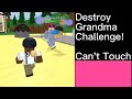 Destroy Grandma Roblox - But I Can't Touch Pink Color