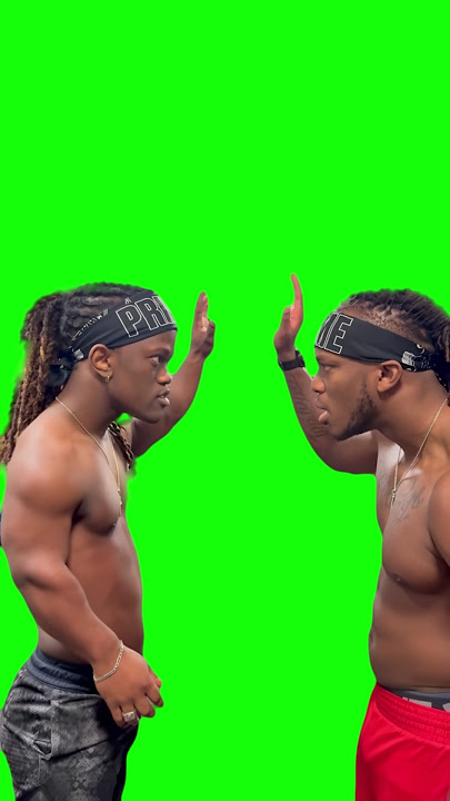 KSI meeting Mini KSI meme - Green Screen