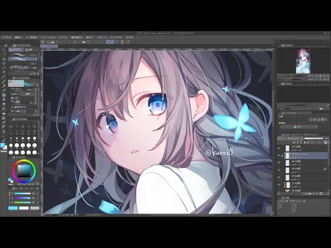 女の子描いてみた【イラストメイキング】