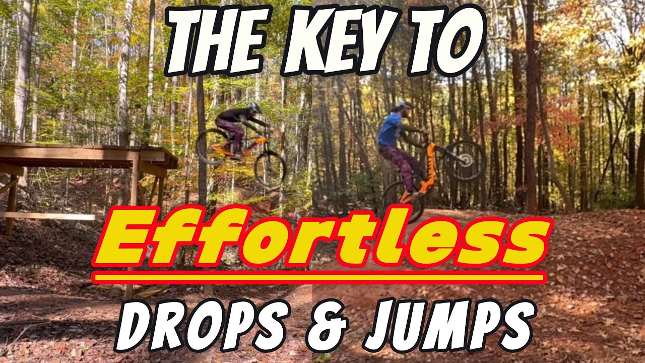 Как сделать прыжки и падения на горном велосипеде ЛЕГКИМИ: Секретный соус