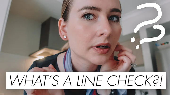 What's A Line Check!? Flight Attendant Vlog - a fe...