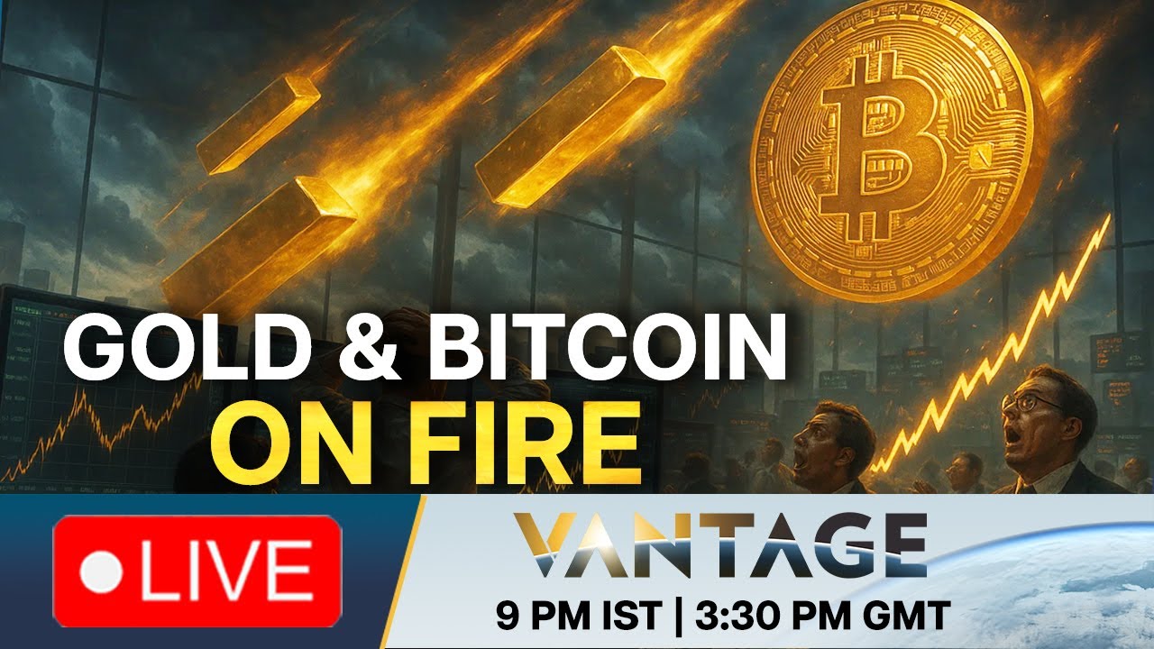 LIVE: Gold, Bitcoin Surge Amid US Government Shutdown | Vantage on Firstpost | N18G