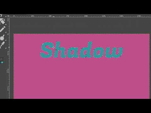 How To Create a Long Shadow Text Effect in GIMP {Quickly}