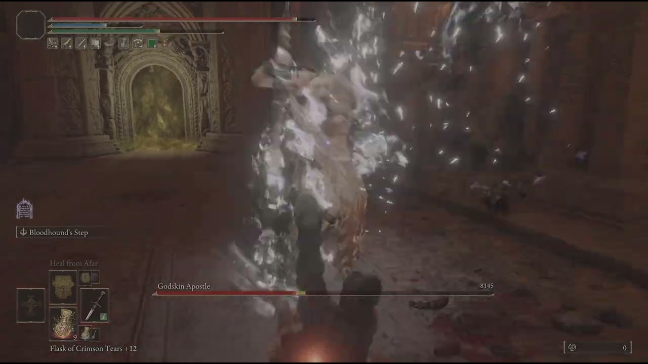 GODSKIN  APOSTLE BOSS FIGHT NO SUMMONS IN DIVINE TOWER OF CAELID