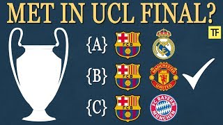 Guess The Champions League Finalist | Football Quiz screenshot 1