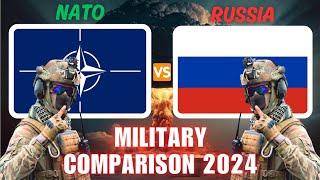 Russia vs NATO Military Comparison in 2024 #militarypower #nato #Russians