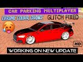 Car parking multiplayer tutorial how to change chrome colour glitch