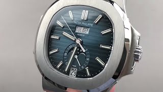 Patek Philippe Nautilus Annual Calendar Moonphase 5726/1A-014 Patek Philippe Watch Review screenshot 4