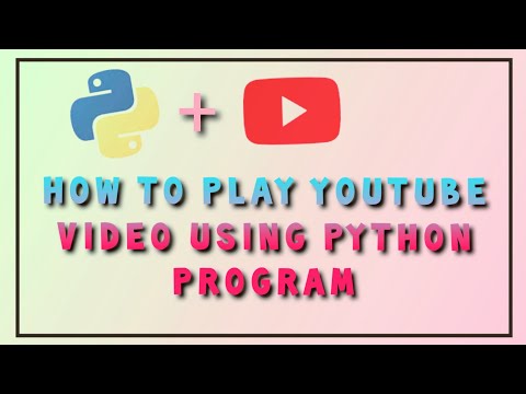 How to play YouTube video using python program | 2 lines of Code | pywhatkit library