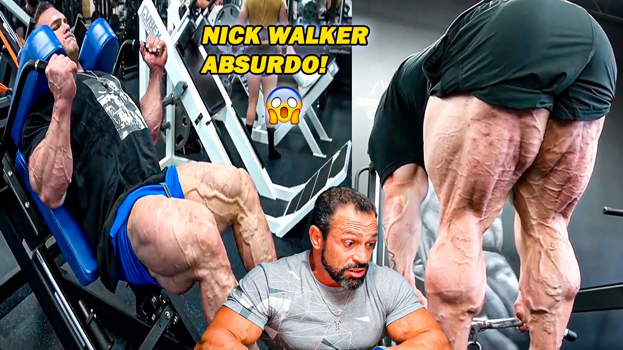 REAGINDO AO TREINO DO NICK WALKER/O BODYBUILDER MUTANTE - YouTube