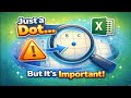 النقطة في الاكسل تغيّر كل شيء! توسيع النطاق الذكي بدون إعادة كتابة المعادلات JUST DOT IN EXCEL