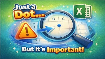 النقطة في الاكسل تغيّر كل شيء! توسيع النطاق الذكي بدون إعادة كتابة المعادلات JUST DOT IN EXCEL