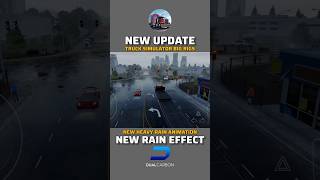 The New Heavy Rain effect for Truck Simulator Big Rigs look so good! Feels much better to be honest!