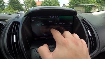 How to Set Destination in Map in Ford Escape III ( 2013 – 2019 ) - Start Route in Navigation