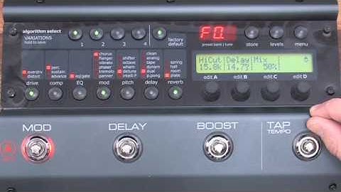 Nova System - Using the variation buttons