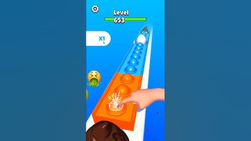 Pop Run 3d ⚜️⚕️ - Lv 640 - Satisfying Android || Best Mobile Games #shorts #games #cartoon  #poprun