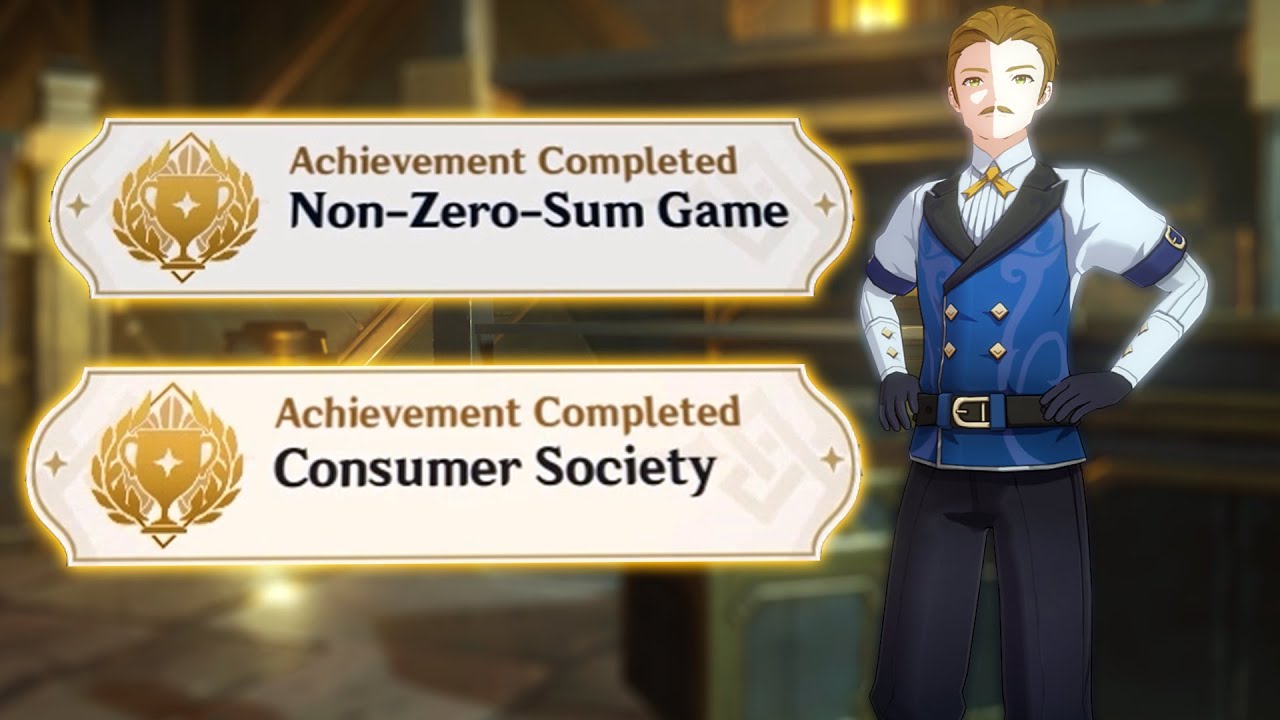 Non Zero Sum Game & Consumer Society Hidden Achievements | Genshin