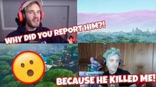 PEWDIEPIE ASKS NINJA WHY HE REPORTED ICYFIVE FOR STREAM SNIPING