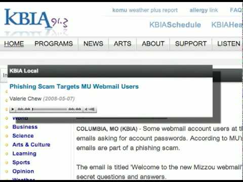 Phishing Scam Targets MU Webmail Users