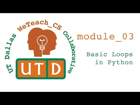 Module 3: Basic Loops in Python