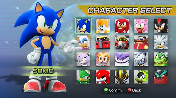 Sonic Unleashed PC with 52 PLAYABLE Characters