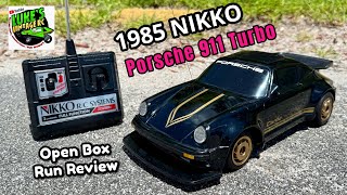 1985 1/14 NIKKO PORSCHE 911 TURBO OPEN BOX AND RUN REVIEW