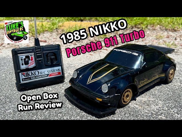 1985 1/14 NIKKO PORSCHE 911 TURBO OPEN BOX AND RUN REVIEW - YouTube