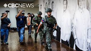 Gunshots at Philippine Senate as former police chief hides from ICC warrant